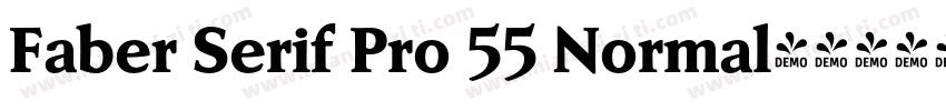 Faber Serif Pro 55 Normal字体转换